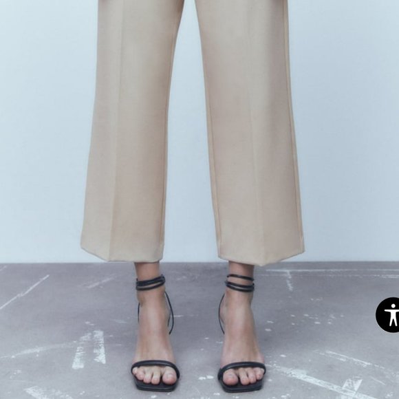 ZARA Culottes - Cotton Trousers in US Size Small or Aust 8-10 - Picture 8 of 8